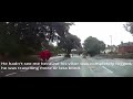 Scooter rider revenge-kicks out at cyclist