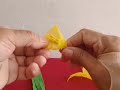 Yellow Daffodil Flowers | How to Make | Used Crackle Plastic || cara membuat bunga Dafodil kuning