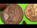 Great Britain 1966 Half Penny - 95 million - UK Golden Hind Reverse - Next to Last Year Circulating