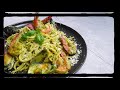 Seafood Pesto Pasta | Healthy and Simple Pesto Pasta Recipe