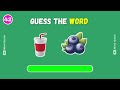 Guess the WORD by Emoji? 🤔 Emoji Quiz Challenge 2024 | Emoji Quiz