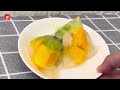 Jelly Dumpling | Icy Dumpling | Fruit Dumpling | Easy and Delicious Vegan Dessert