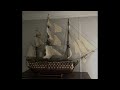 Santisima Trinidad occre Wooden Ship Model   by Dave
