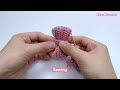How To Crochet a Bow 🎀| Easy Crochet Ribbon Keychain | Móc Chiếc Nơ Xinh
