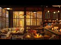 Relaxing Morning at Cozy Coffee Shop Ambience with Smooth Piano Jazz Instrumental Music for Studying