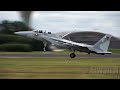 Spectacular F-15QA Tailslide: Extreme High Alpha Thrills!