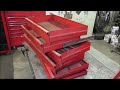 Vintage Big Snap-on airport Toolbox Full restoration.