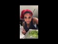 Summer Walker cooking on IG LIVE 7/6/24