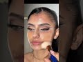 Eyebrows setting✅  ||Beautiful and elegant eye makeup tutorial 🖤✨|| easy and dicent ||