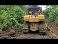 The Perfect Caterpillar D6R XL Dozer Operator Widening Forest Road To Access people's Plantations