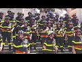 inno vigili del fuoco cantato a piazza di spagna, roma 1 giugno 2022 il pompiere paura non ne ha