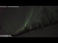Northern Lights LIVE recording of geomagnetic storm in Utsjoki, Lapland
