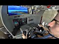 Can a FLIGHT SIMMER land a Boeing 737 FSTD? FIRST Takeoff & Landing in FULL MOTION Flight Simulator!