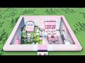 ⛏️ Minecraft Tutorial :: 🌸 Cherry Blossom Trapdoor Underground Base [마인크래프트 벚꽃 다락문 모양 땅 속 집짓기 건축강좌]