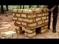 Building Underground Shelter On High Cliff | Door System Combined With Smart Ladder