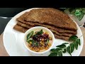 Healthy Breakfast with Ragi and Moong | Weight Loss Dosa