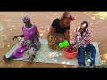 African village life/harvesting and cooking delicious organic apple guards.