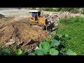 Nicely Project Fill the flooded area with soil using Bulldozer D31-P & Truck 5Ton, Mix VDO