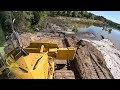 Closing Up The Dam To Fill The 15 Acre Lake