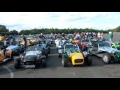 Caterham Grid Formation at Donington 2017