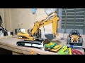 Excavator Hand Push Processing,កែច្នៃអាអិចរុញដី🤗,ប៉ុននឹងបានអត់ប្រូៗ, START HUINA EXCAVATOR,WOW RC