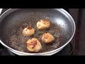 Seared scallops with crème d'échalote (French creamy shallot sauce for fish and scallops)