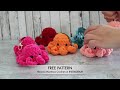 🌟SUPER CUTE & EASY 🐙 Crochet mini octopus tutorial *NO SEW* Crochet Amigurumi, MINI OCTO #plushies