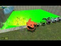 Destroy All Titan Godzilla Smiling Critters Family in TOXIC HOLE - Poppy Playtime in Garry's Mod