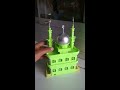 Mainan miniatur masjid plus suara adzan