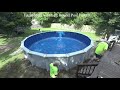 Eagle Merchant 24ft Round Above Ground Pool Install