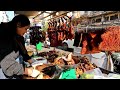 Super girl Cutting Crispy Roasted Pork Belly & Roast Ducks - Cambodian Street Food