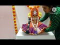 Quick & Easy varamahalakshmi saree Alankaram /How to drape saree for Varamahalakshmi/ವರಲಕ್ಷ್ಮಿ ಸೀರೆ