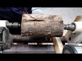 Turning Wood//old areca root,