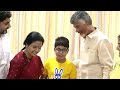 పవన్ కళ్యాణ్ కి హారతి పట్టిన భార్య Pawan Kalyan With Wife and Son After Winning Big | Janasena | TBM