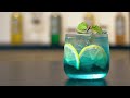 RESEP MINUMAN MOCKTAIL | BLUE SUNSET | Non Alcohol Drink