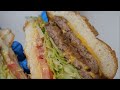 7,000 units are sold per day! Authentic American style onion double cheeseburger /Korean street food