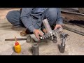 The Ingenious Mechanic How To Repair Broken Excavator Gearbox Shaft in Workshop