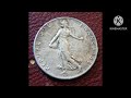 1916 France 50 Centimes Silver Coin