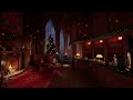 Christmas Coffee Shop Bookstore Ambience with Instrumental Jazz Christmas Music & Fireplace