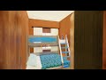 Small House Design Idea (9x7meter) 3 bedroom & 2 Bathroom