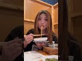 EATING SPICY RAMEN NOODLES WHEN THIS HAPPENED... #shorts #mukbang #food
