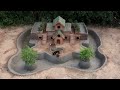 Rescue Fish From dry Up Place & Build Fish Pond Around Puppy's Villa