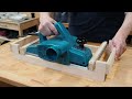 Electric Hand Planer Jig | Flattening without Jointer or Planer, No modification needed (subtitled)