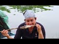 FULL VIDEO: Single woman traps and harvests giant fish in natural lake - harvesting peanuts