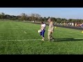 Military father surprises son at football game