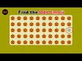 Find the ODD One Out | Emoji Quiz | 50 Ultimate Quiz Challenge! 🍕🍓