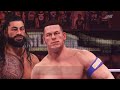 WWE 2K24 Team Roman Reigns, John Cena, Brock Lesnar & Randy Orton Vs Team AEW