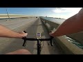 biking across THE Gandy Bridge From St. Petersburg to TAMPA - GOPRO 11 POV  (4k video)