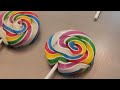 Handmade Rainbow Lollipops Candy Making / 수제 사탕 만들기 / Korean Candy Store