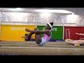 Core Exercises on the Balance Beam featuring Gymnastics Coach Mary Lee Tracy